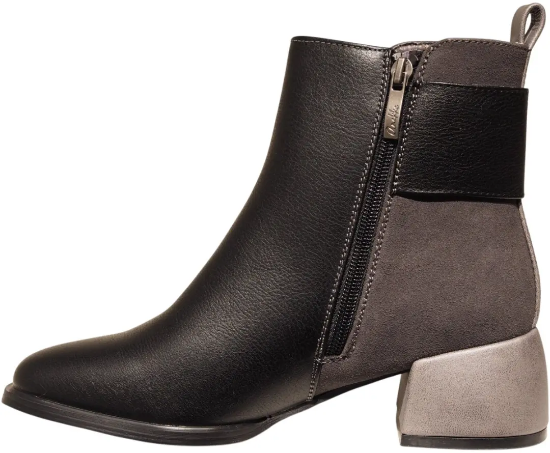 Anekke Heeled Ankle Boots - Zwart - afbeelding 2 van 6