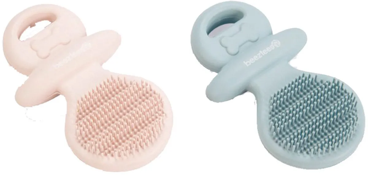 Beeztees Puppy Rubber Dental Fopspeen - Roze