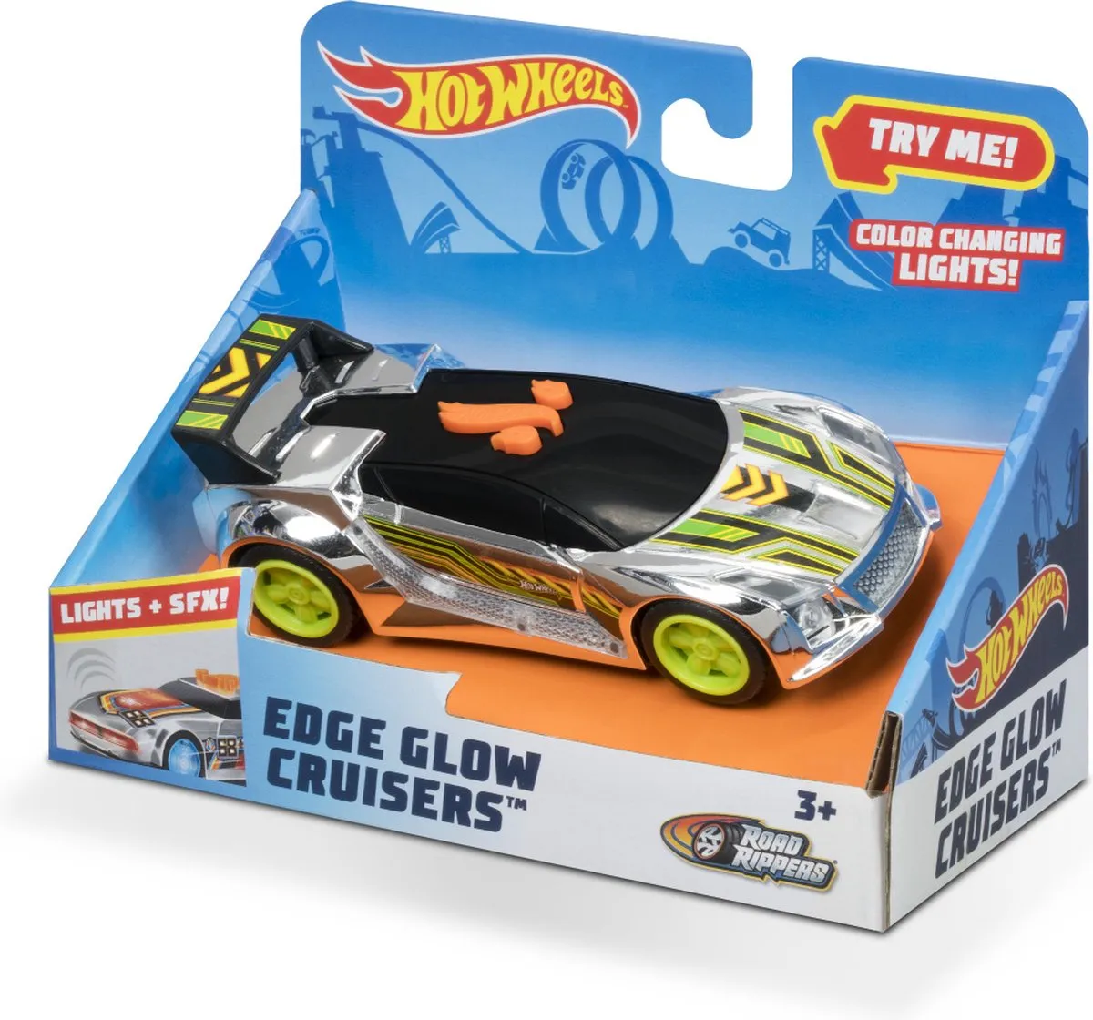 Hot Wheels Edge Glow Cruiser 90604 - Zilver