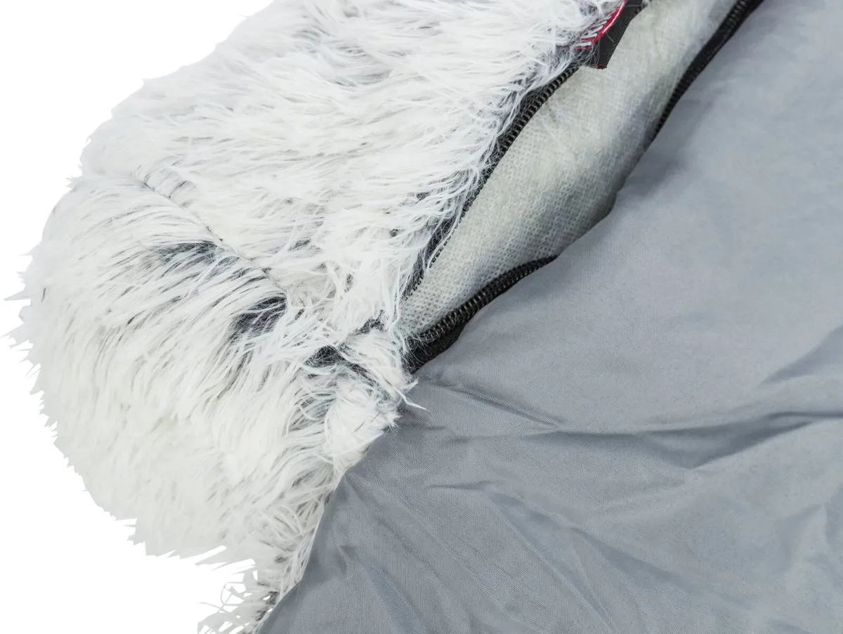 Trixie Hondenbed Harvey Meubelbeschermer Hoekig 90x90cm - Wit/Zwart