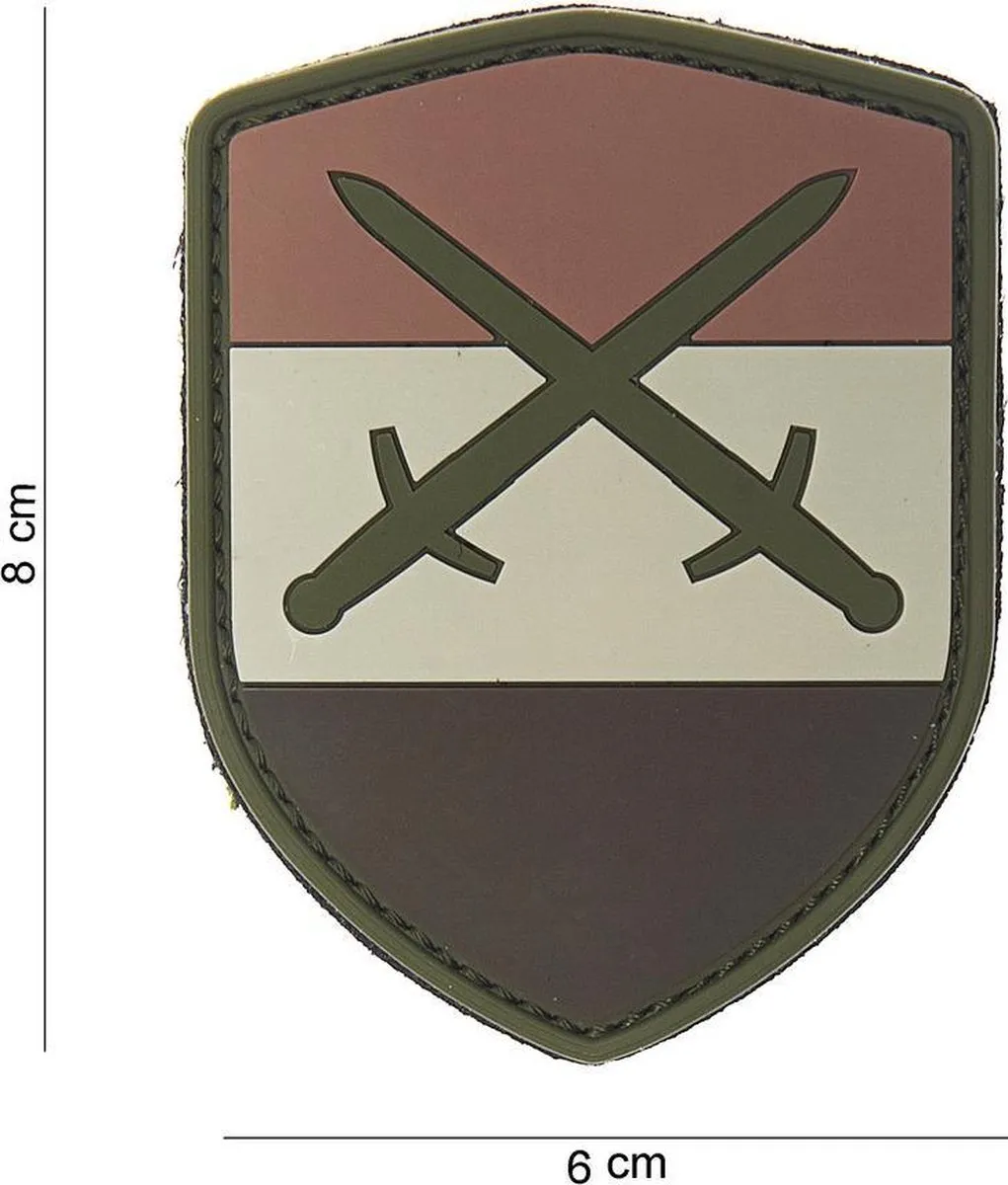 101 Inc Embleem 3D Schild Nederland Desert Zwaard