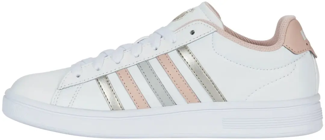 K-Swiss Court Tiebreak II Dames Sneaker - Wit Rose 39 - afbeelding 6 van 6