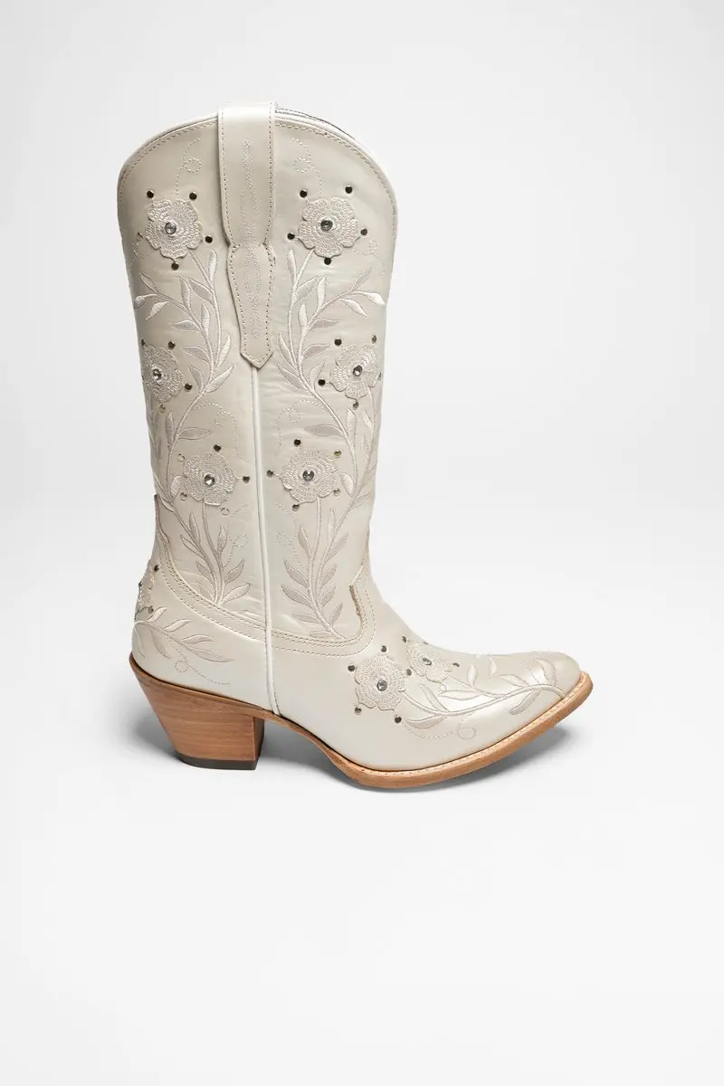 Ariat Romance J Toe Westernlaarzen Wit - afbeelding 2 van 3