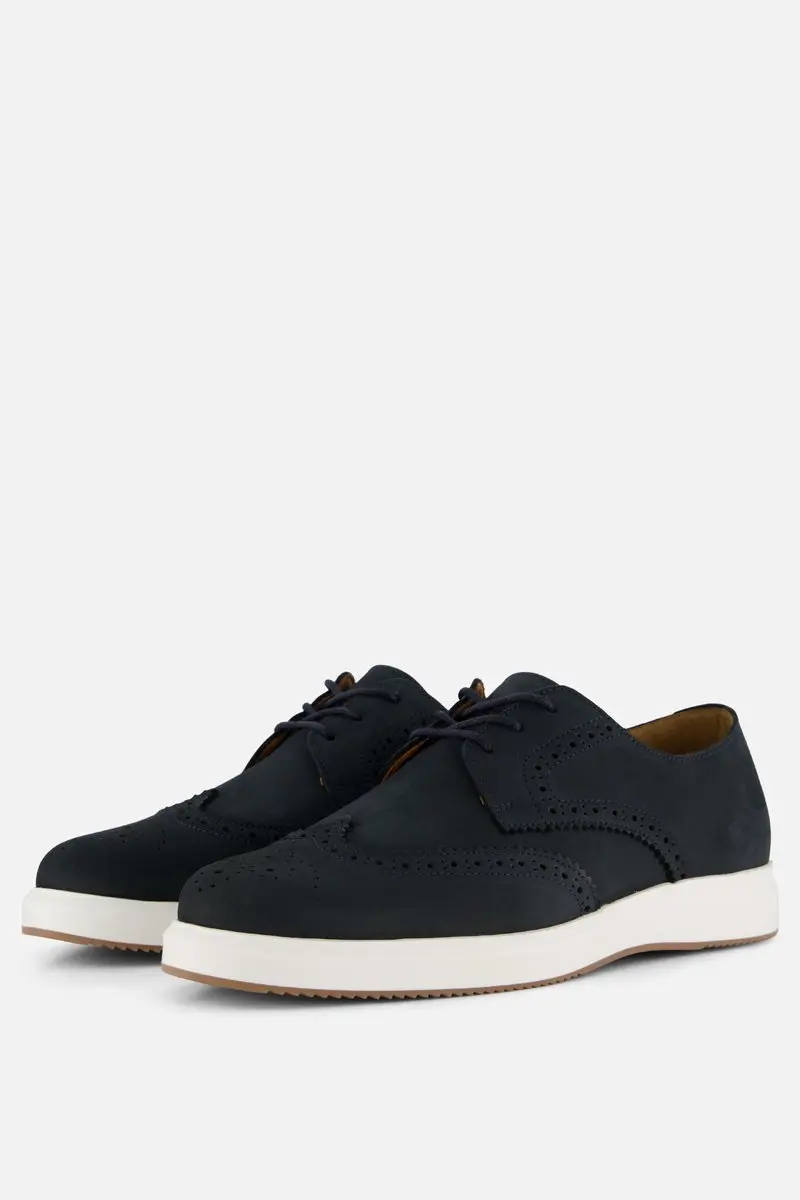 Cycleur De Luxe DC8 Veterschoen blauw Suède