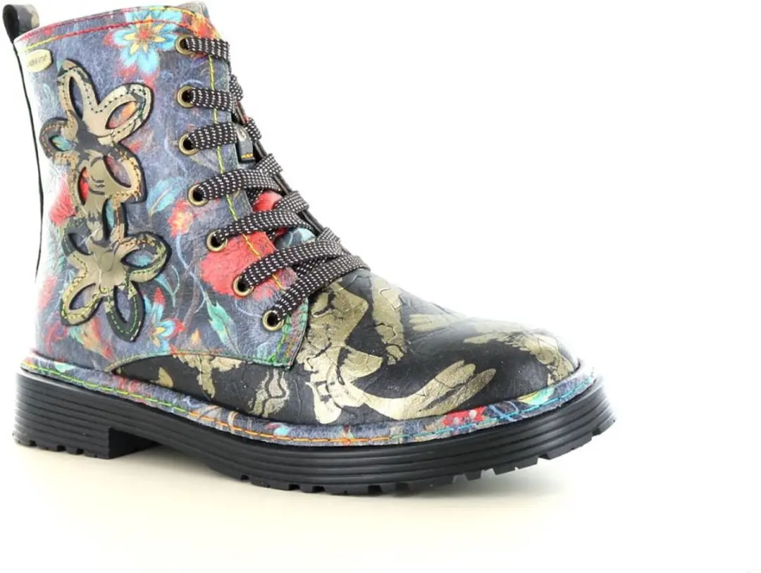 LAURA VITA INCASO Hoge Veterschoen Maat: 38