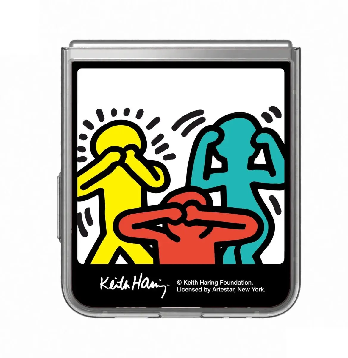 Samsung Galaxy Z Flip 6 FlipSuit Keith Haring - Geel