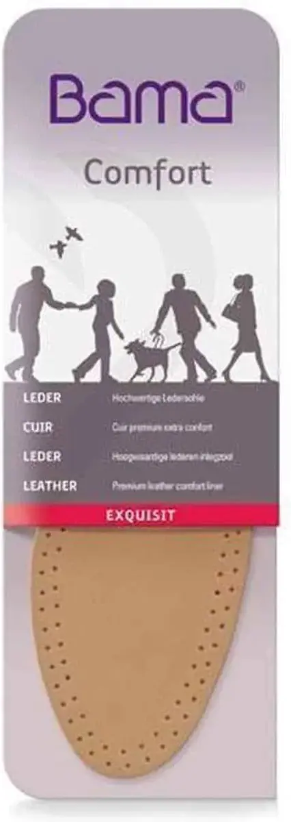 Bama Exquisit Comfort -hoogwaardige lederen inlegzool
