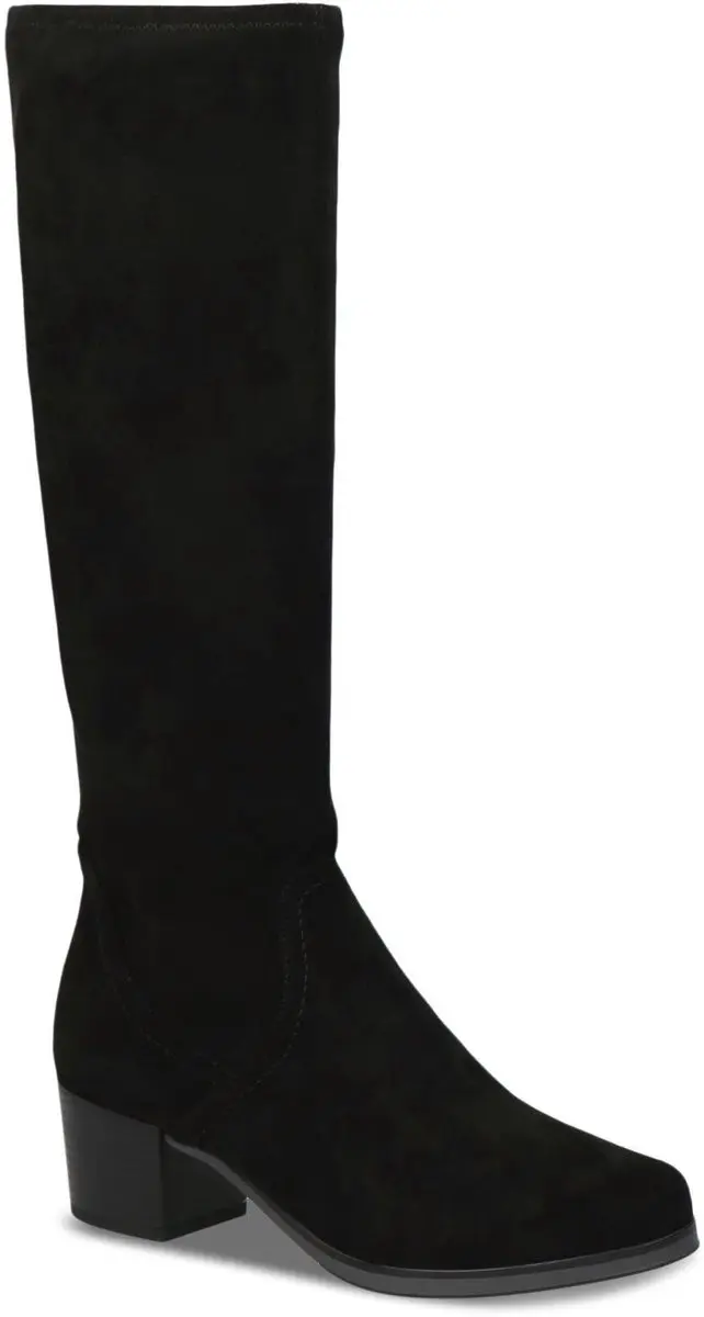 Caprice 25506 Zwart stretch blokhak Vegan Caprice (Maat - 5, 38 Kleur - Zwart) - afbeelding 5 van 6