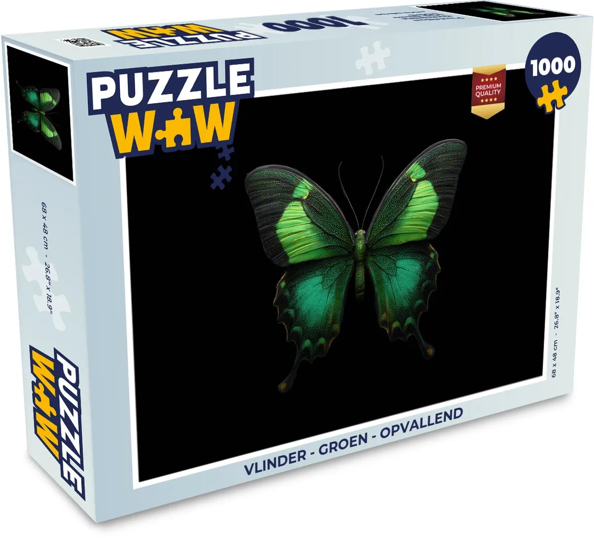 PuzzleWow Vlinder Legpuzzel 1000 Stuks
