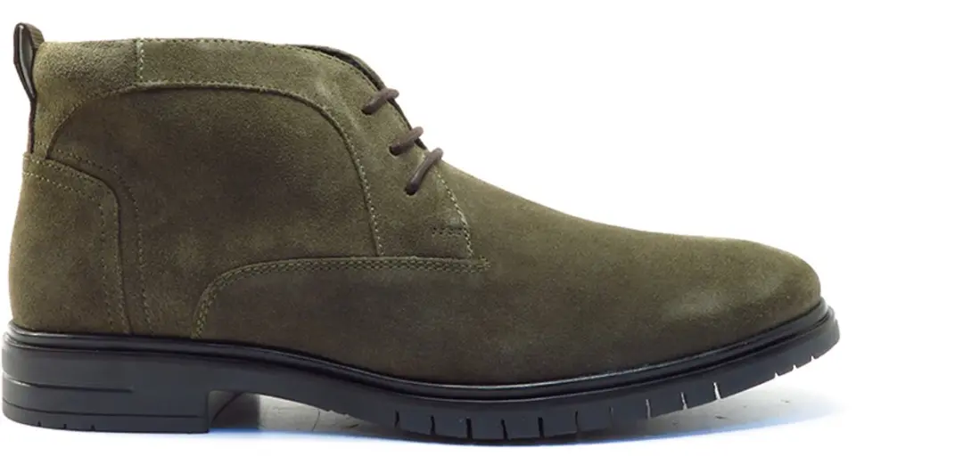 Cafe Moda Khaki suede veterboet 3NO0150201 9700 Khaki