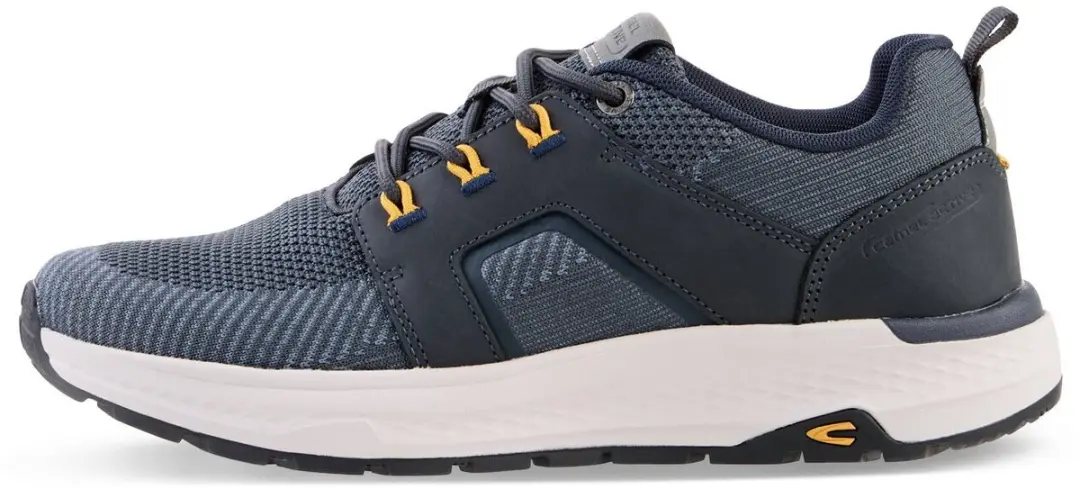 camel active Sneaker van leer en textiel