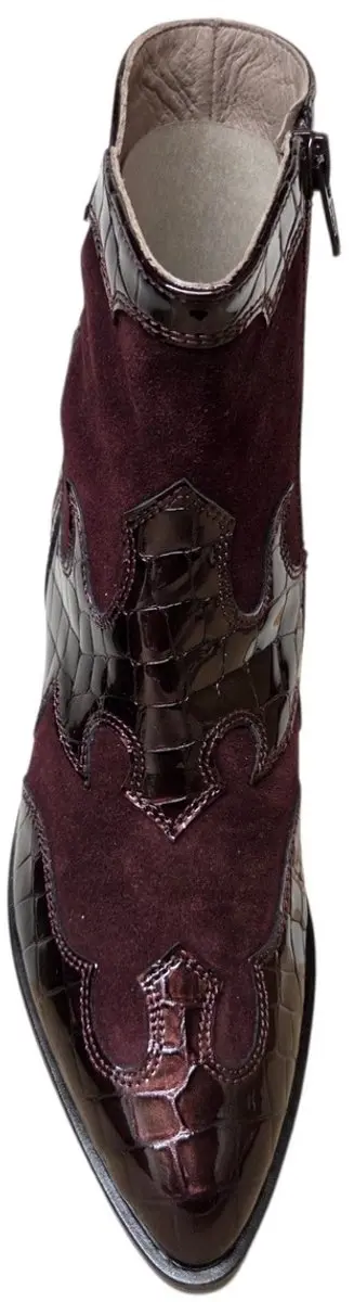 DL Sport Navajo TDM Enkellaarzen Aubergine - afbeelding 2 van 4