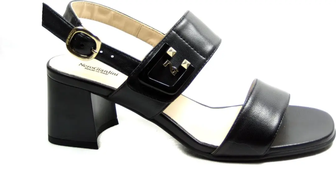 NeroGiardini Sandalen zwart met hak maat 38 - afbeelding 5 van 6