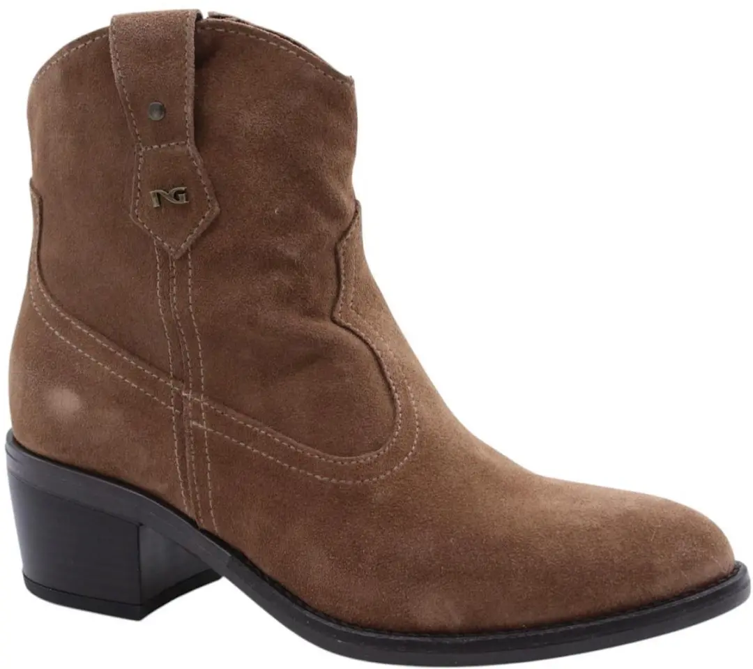 Laarzen Nerogiardini Velour Tr Basilea 828 T.Mor