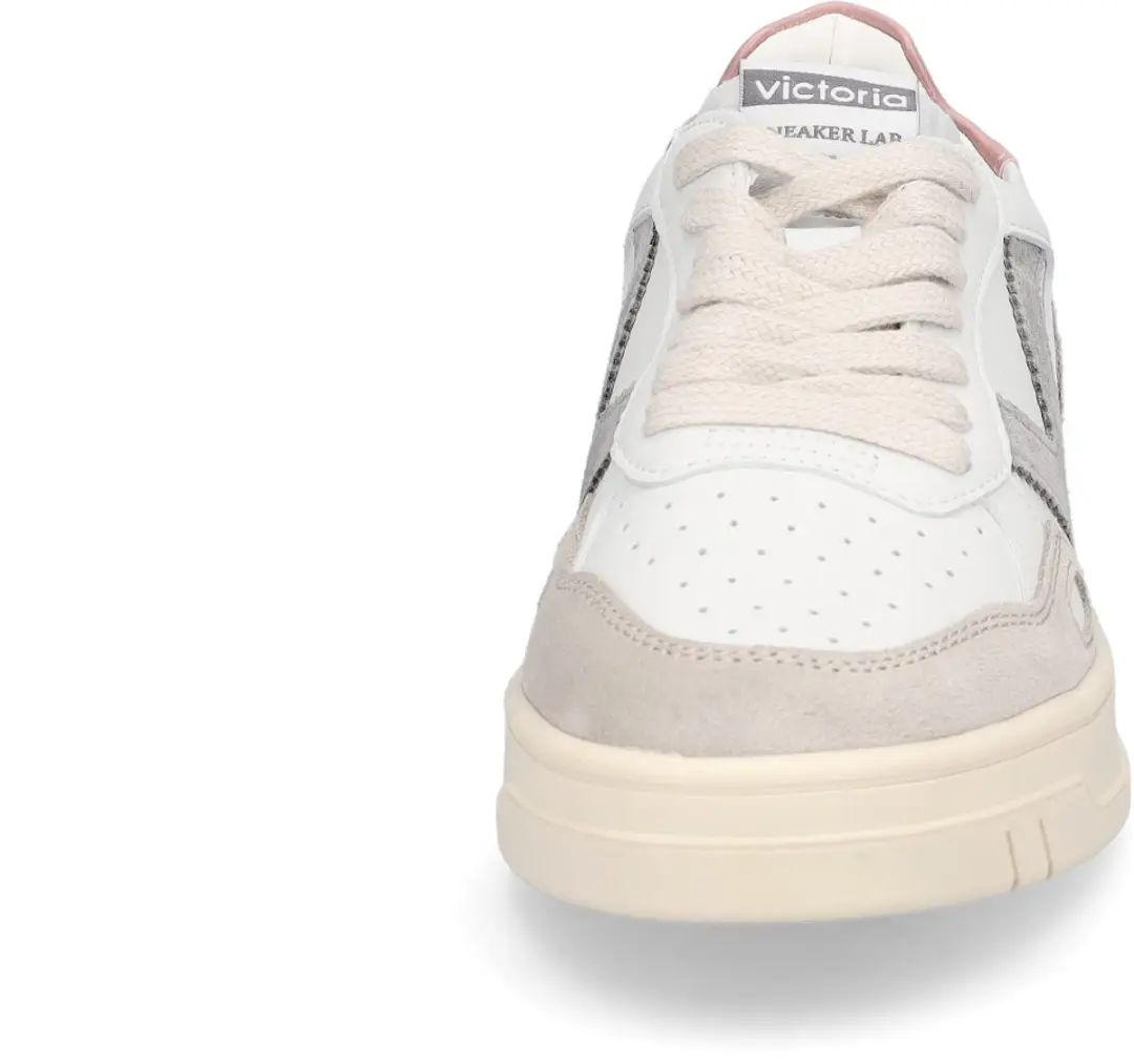 Victoria Effecto Sneakers Dames - wit/grijs/roze - afbeelding 3 van 6
