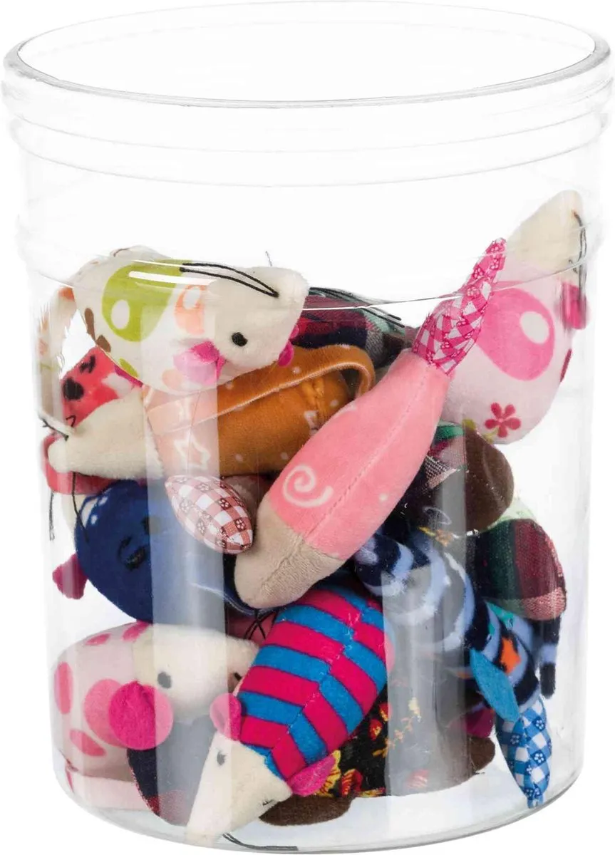 Trixie Muis of Vis Knuffel XS - Meerkleurig
