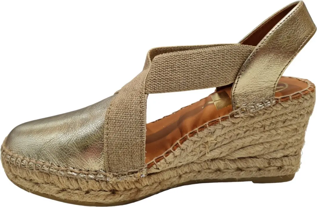 Viguera 1382 Elista Sahara Dames Sandaletten Goud 38 - afbeelding 5 van 6