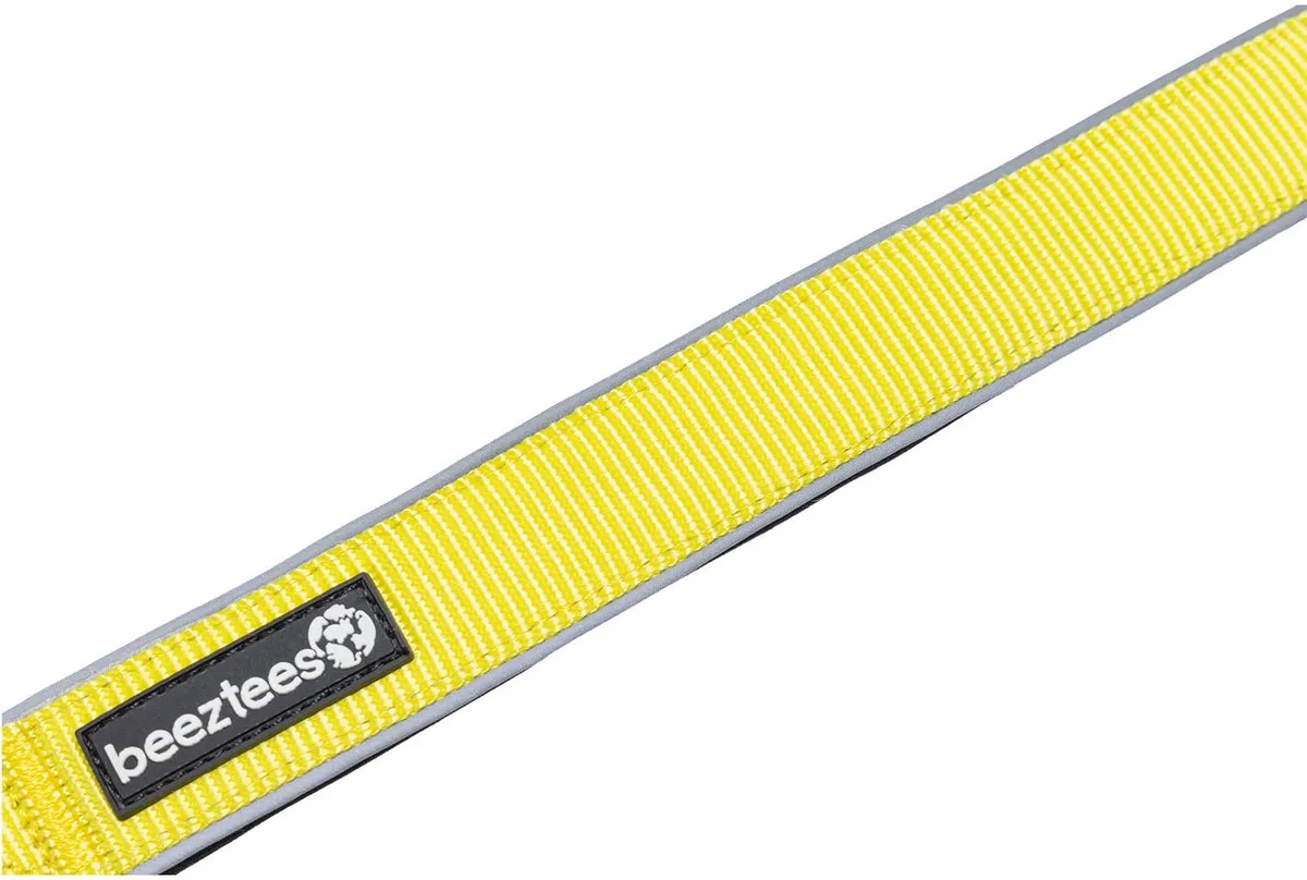 Beeztees Parinca Halsband Safety Gear - Geel - XL