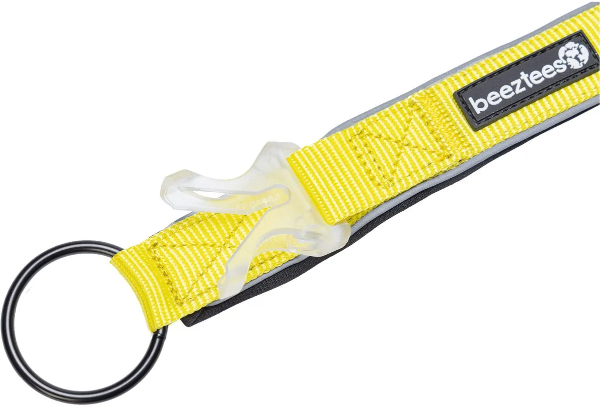 Beeztees Parinca Halsband Safety Gear - Geel - XL
