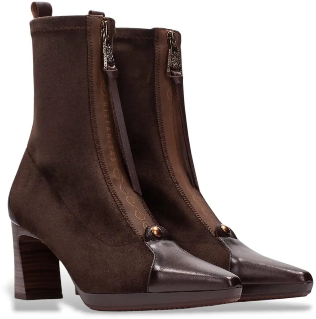 Hispanitas Hi265085 Enkellaars Donkerbruin - afbeelding 6 van 6
