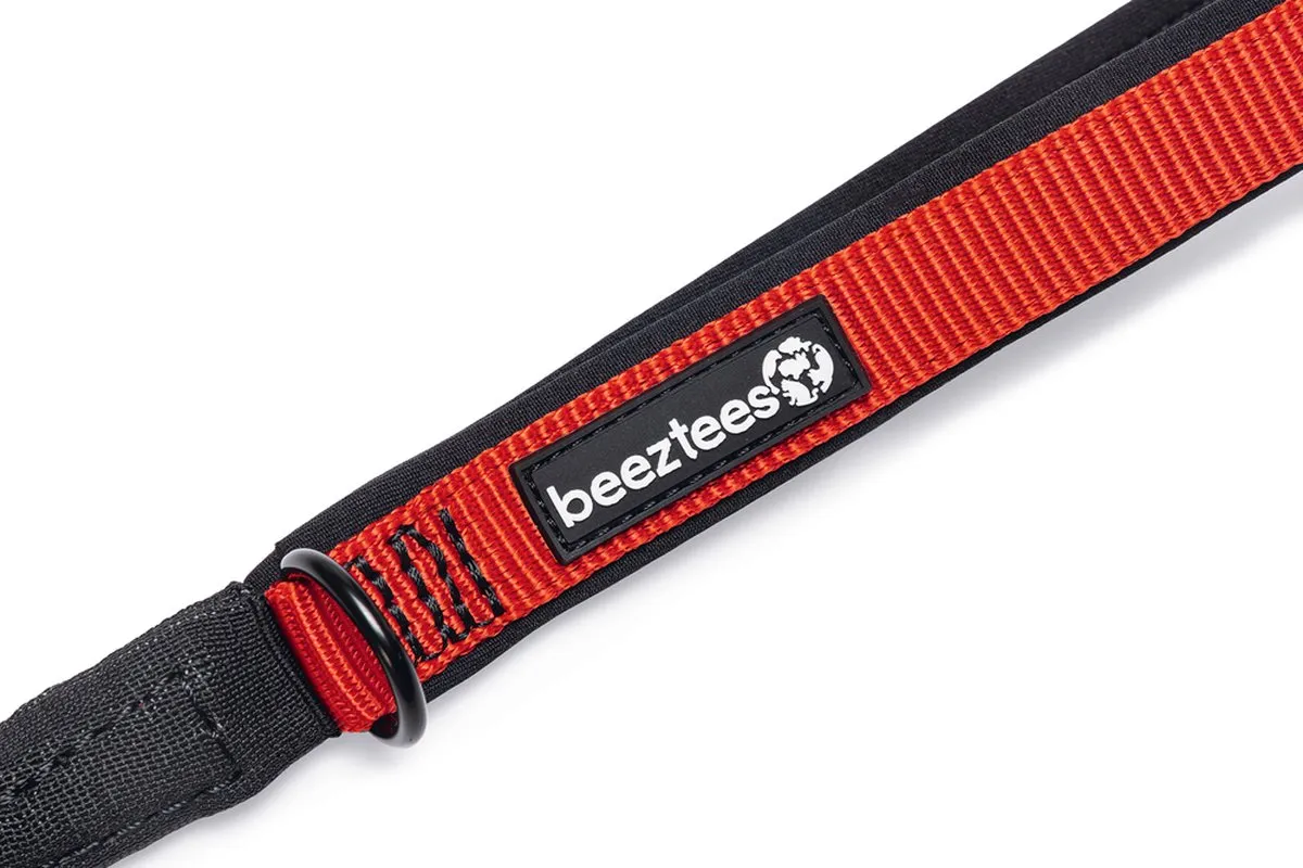 Beeztees Premium Parinca Hondenriem - Rood 120x1,2cm