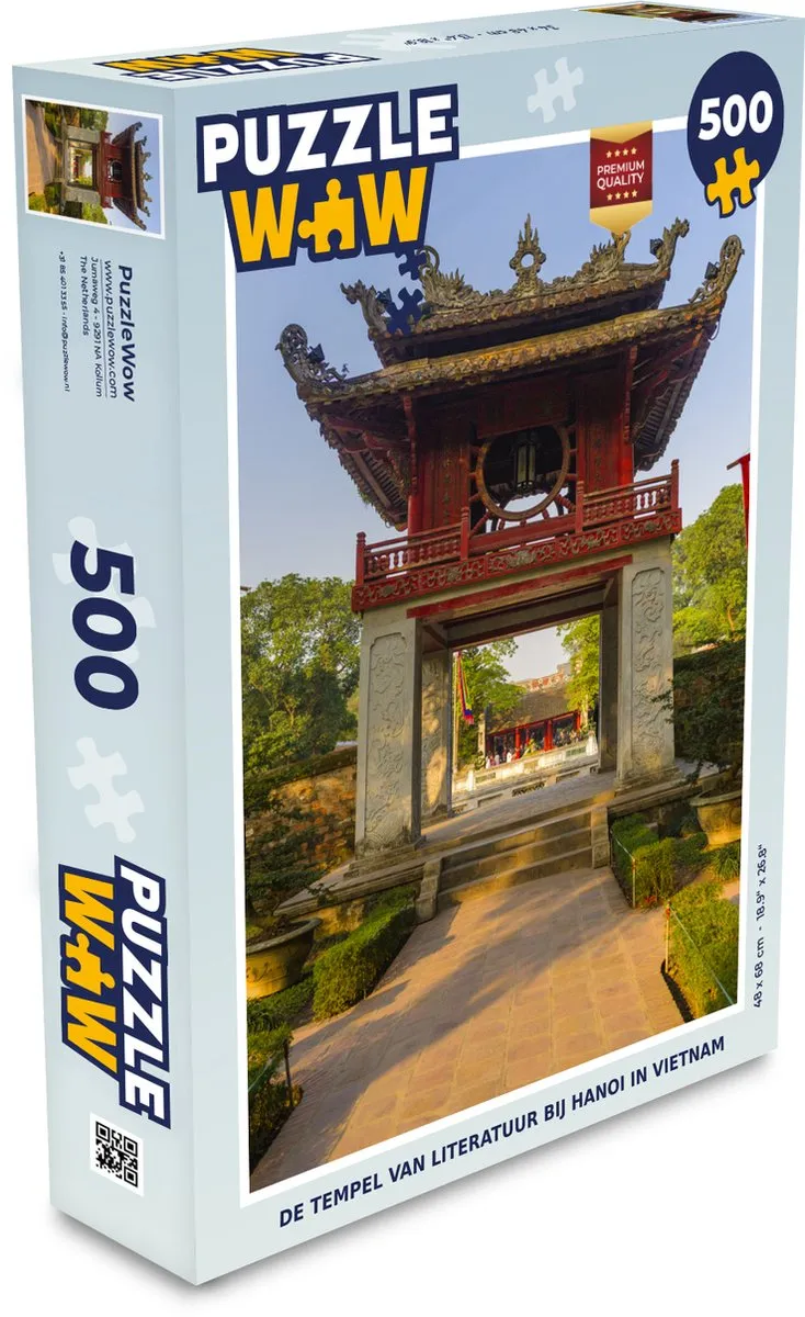 PuzzleWow Hanoi Tempel Legpuzzel 500 Stuks
