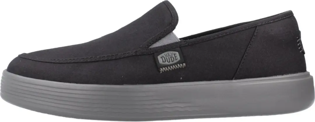 Hey Dude Sunapee Lage Sneakers - Zwart - afbeelding 2 van 6