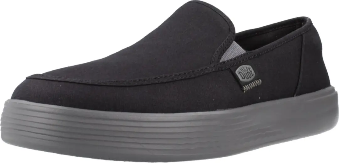 Hey Dude Sunapee Lage Sneakers - Zwart - afbeelding 3 van 6