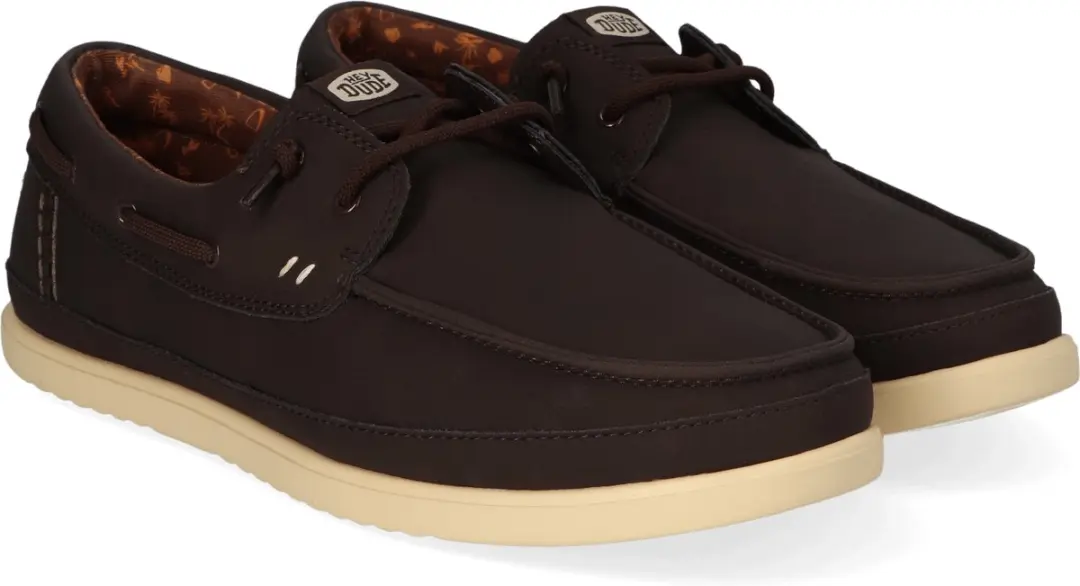 Hey Dude Harbor Lo Classic Loafers - Bruin - afbeelding 5 van 6