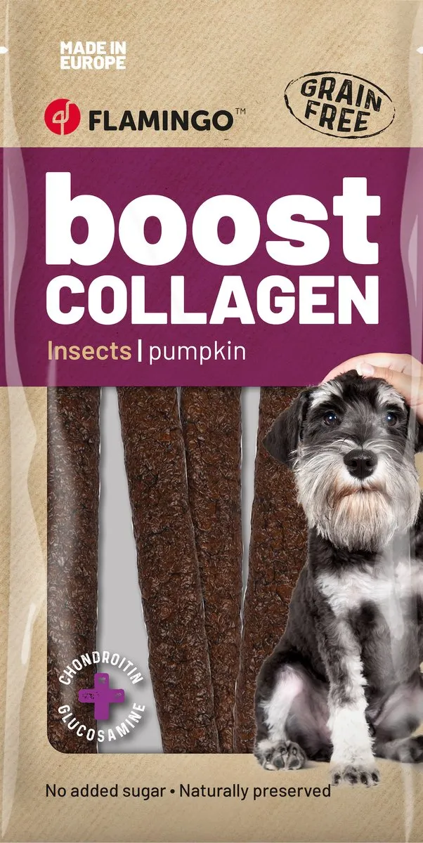 Flamingo Boost Worst Met Insecten En Collageen 600g