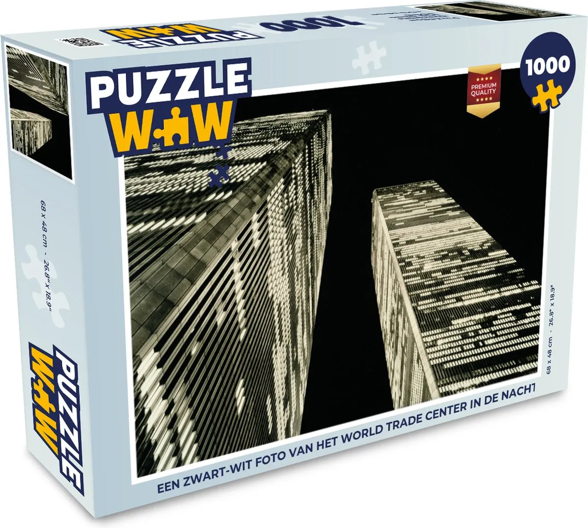 PuzzleWow Legpuzzel World Trade Center Nacht
