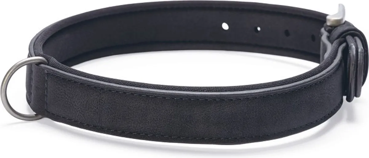 Beeztees Balacron Ax Halsband Hond - Zwart - 43-53cm x 25mm