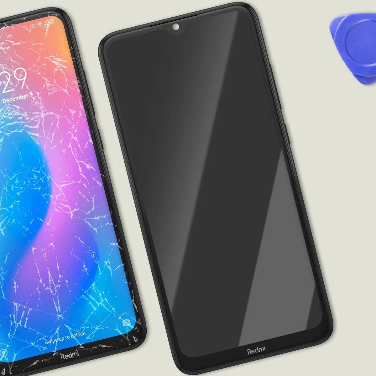 Xiaomi Redmi Note 8T Schermset - LCD Touch Origineel - Grijs