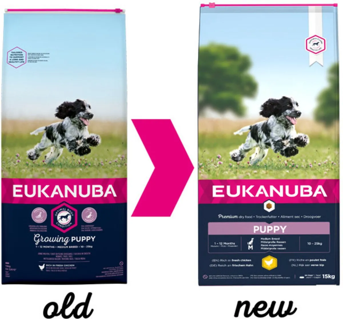 Eukanuba Growing Puppy Medium Breed Hondenvoer 15kg