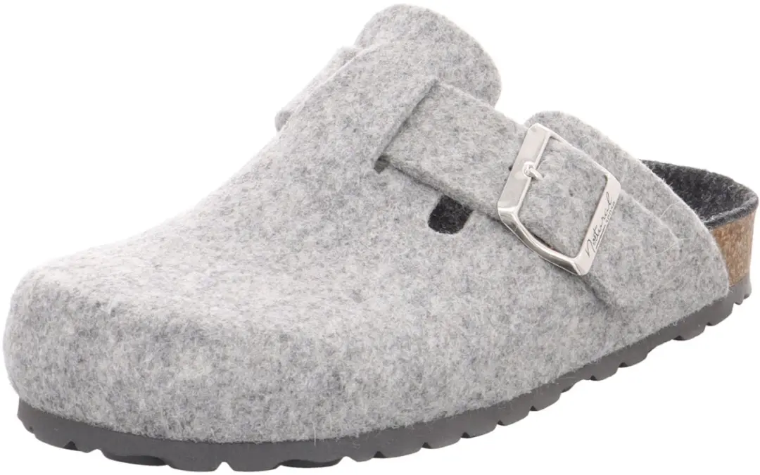 Natural Sense vilten pantoffels klomp pantoffels unisex 1152950 grijs