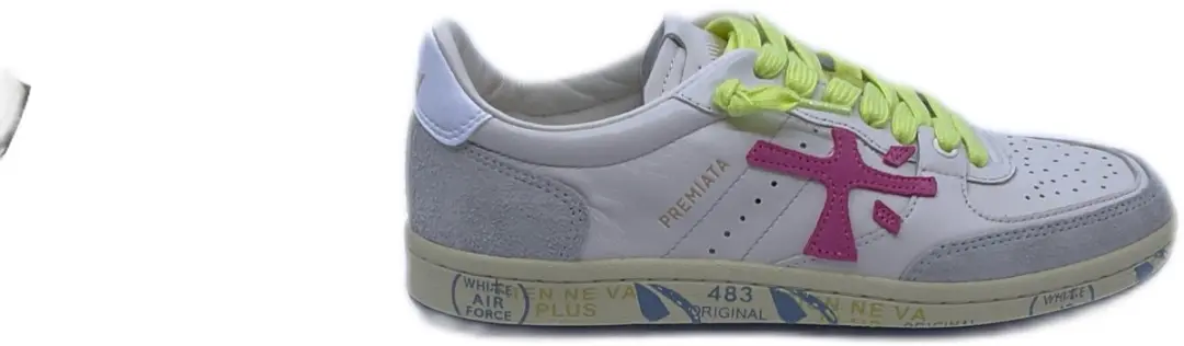 Premiata Bsktclad VAR.8283 Sneakers - 39 - Gebr. Wit - afbeelding 2 van 6