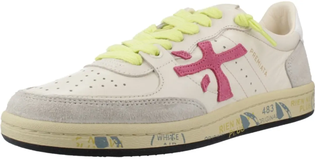 Premiata Bsktclad VAR.8283 Sneakers - 39 - Gebr. Wit - afbeelding 6 van 6
