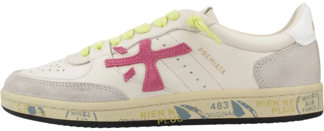 Premiata Bsktclad VAR.8283 Sneakers - 39 - Gebr. Wit - afbeelding 4 van 6