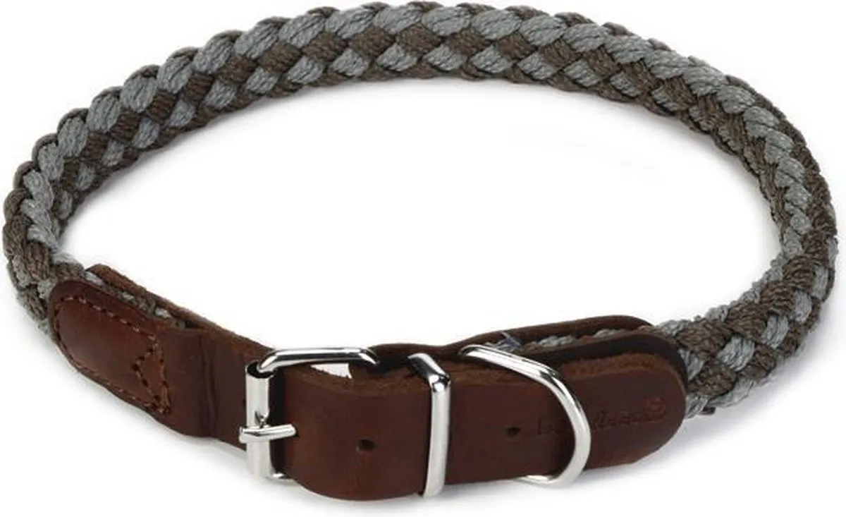 Beeztees Korda Halsband Hond 53-59cm - Grijs