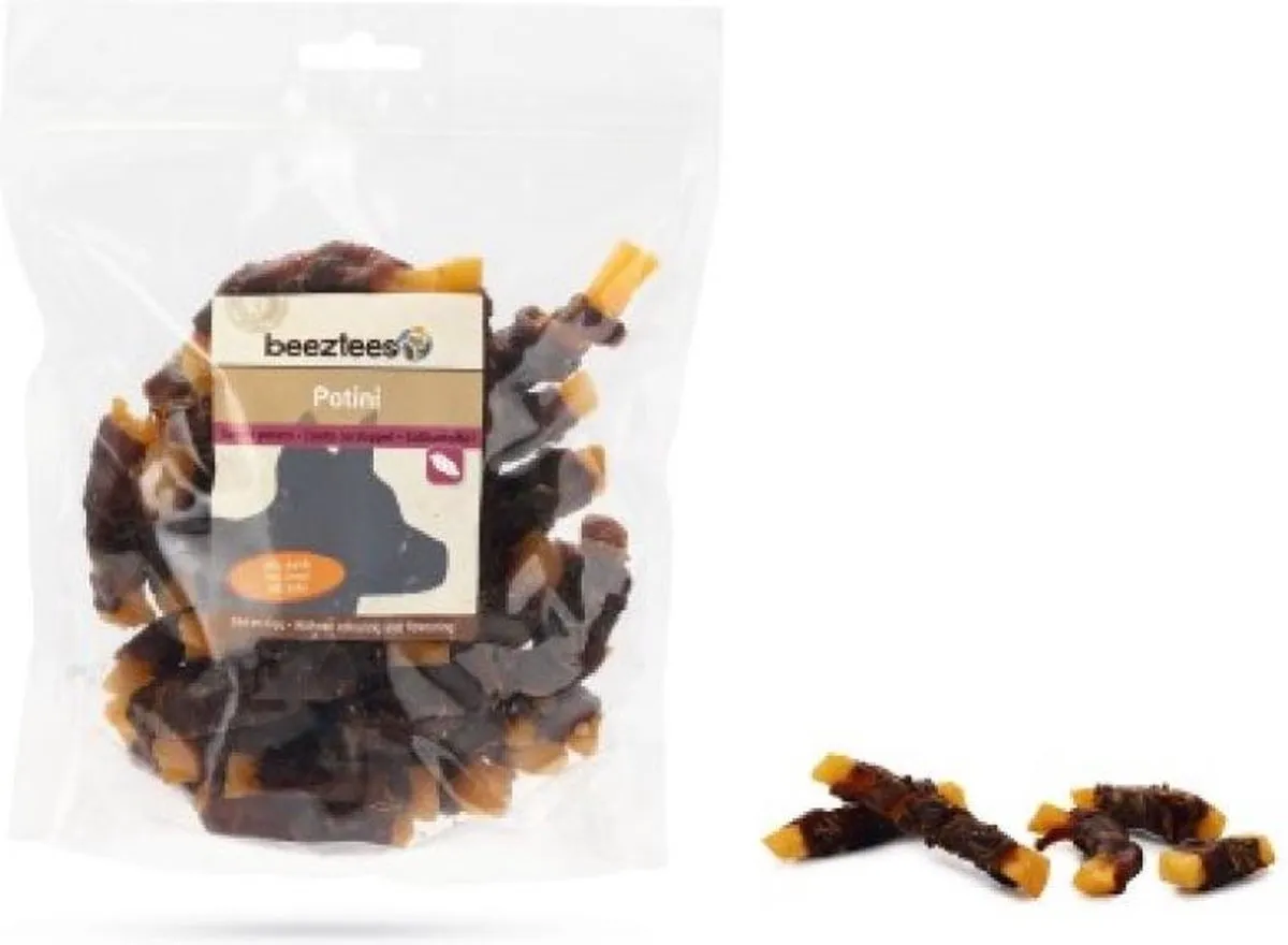 Beeztees Potini Sticks Eend Hondensnack 400g