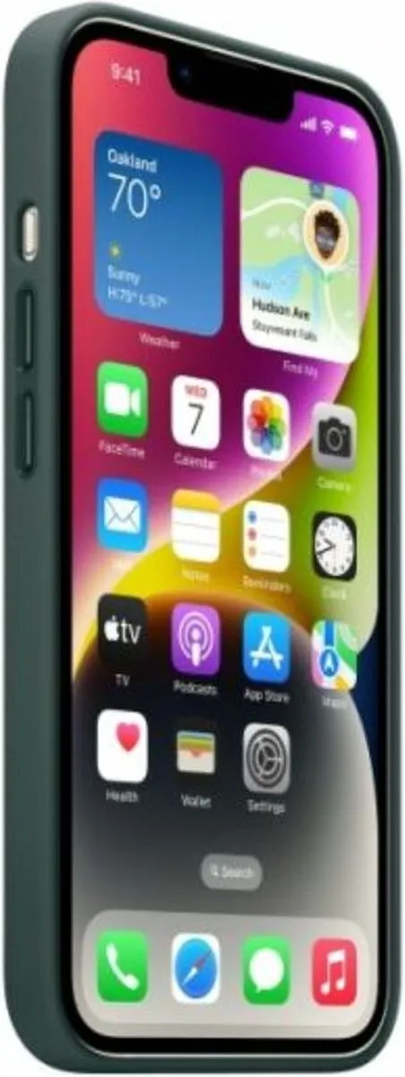 Apple iPhone 14 Plus MagSafe Hoesje - Bosgroen