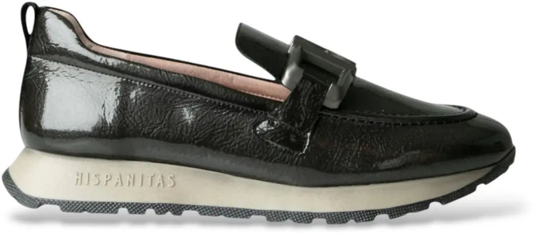 Hispanitas Kansas I25 grijze leren mocassins