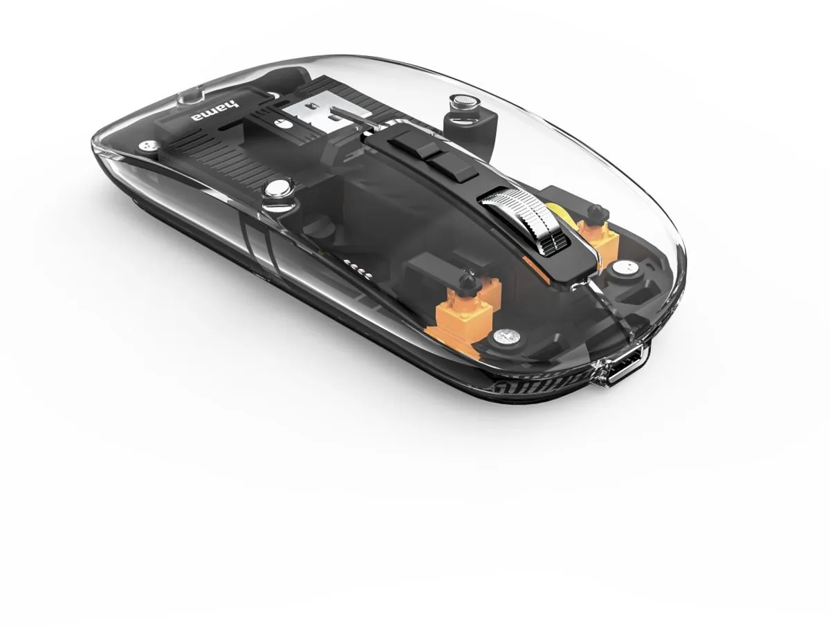 Hama WM-600 Optische Draadloze Muis - 5 Knoppen - 2.4GHz & Bluetooth - afbeelding 6 van 6