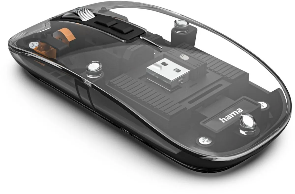 Hama WM-600 Optische Draadloze Muis - 5 Knoppen - 2.4GHz & Bluetooth