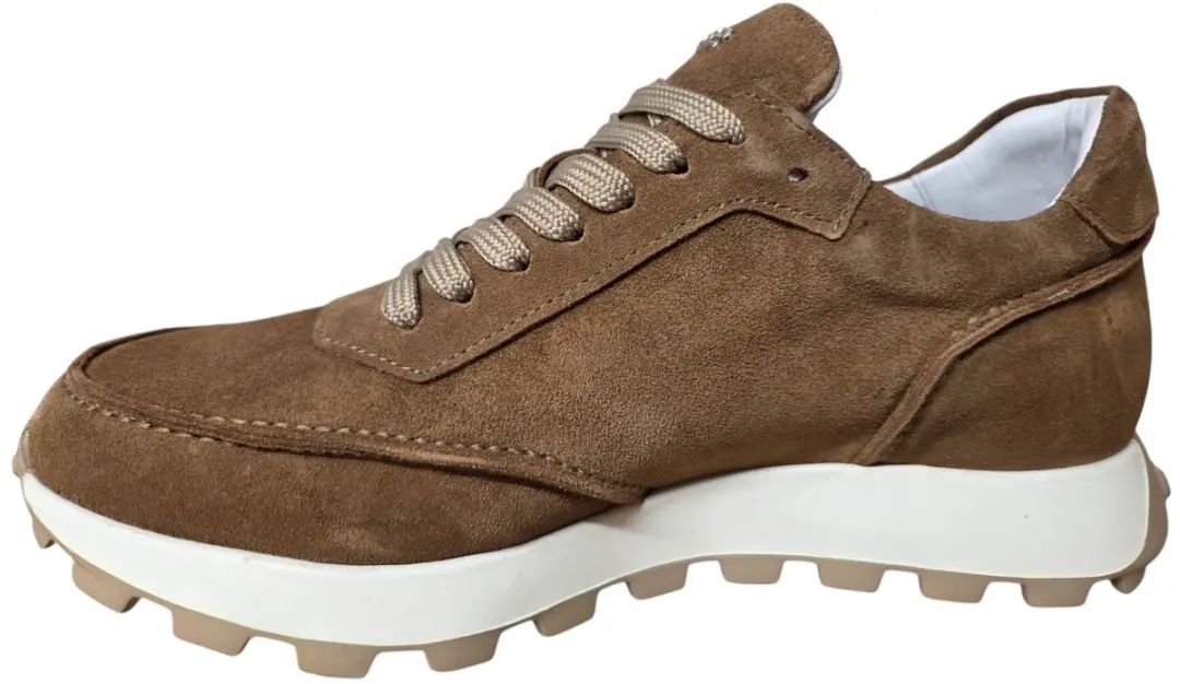 H32 Riccardo Sigaro Suede Sneakers - Bruin - 45 - afbeelding 4 van 6