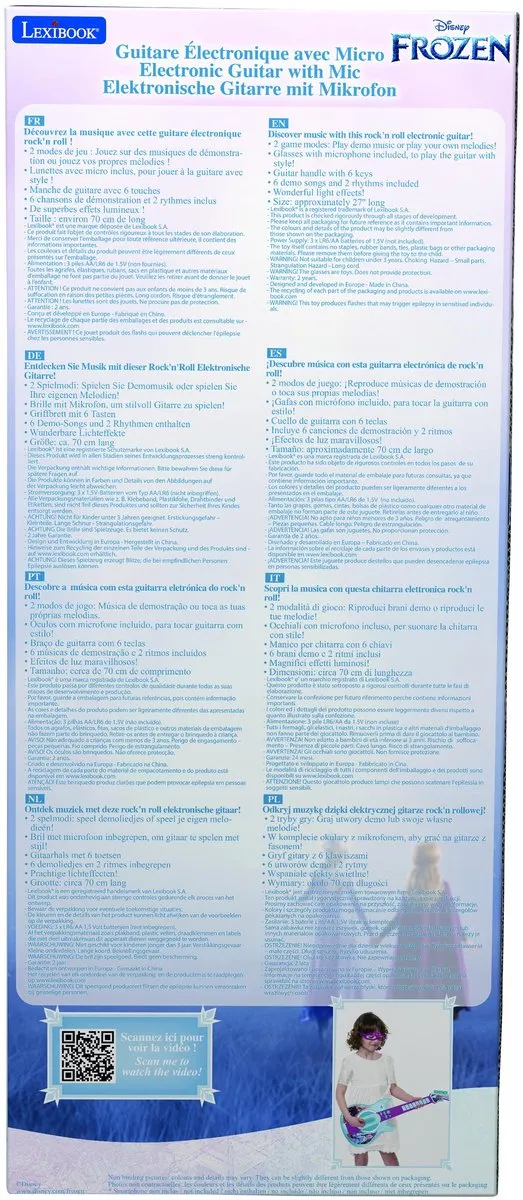 Disney Frozen Lexibook Elektrische Kindergitaar - Roze - afbeelding 6 van 6