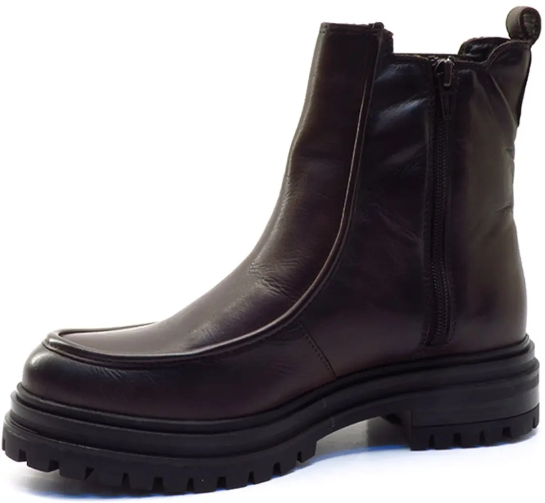 Aqa Shoes Antik bruin elastiek A8810 SEBATB Bruin