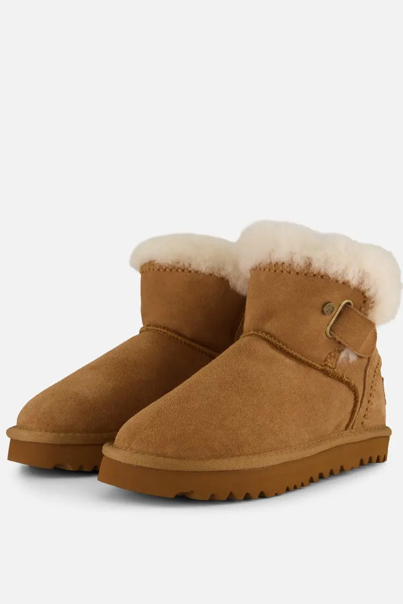 Warmbat Langlo Winterboots cognac Suede