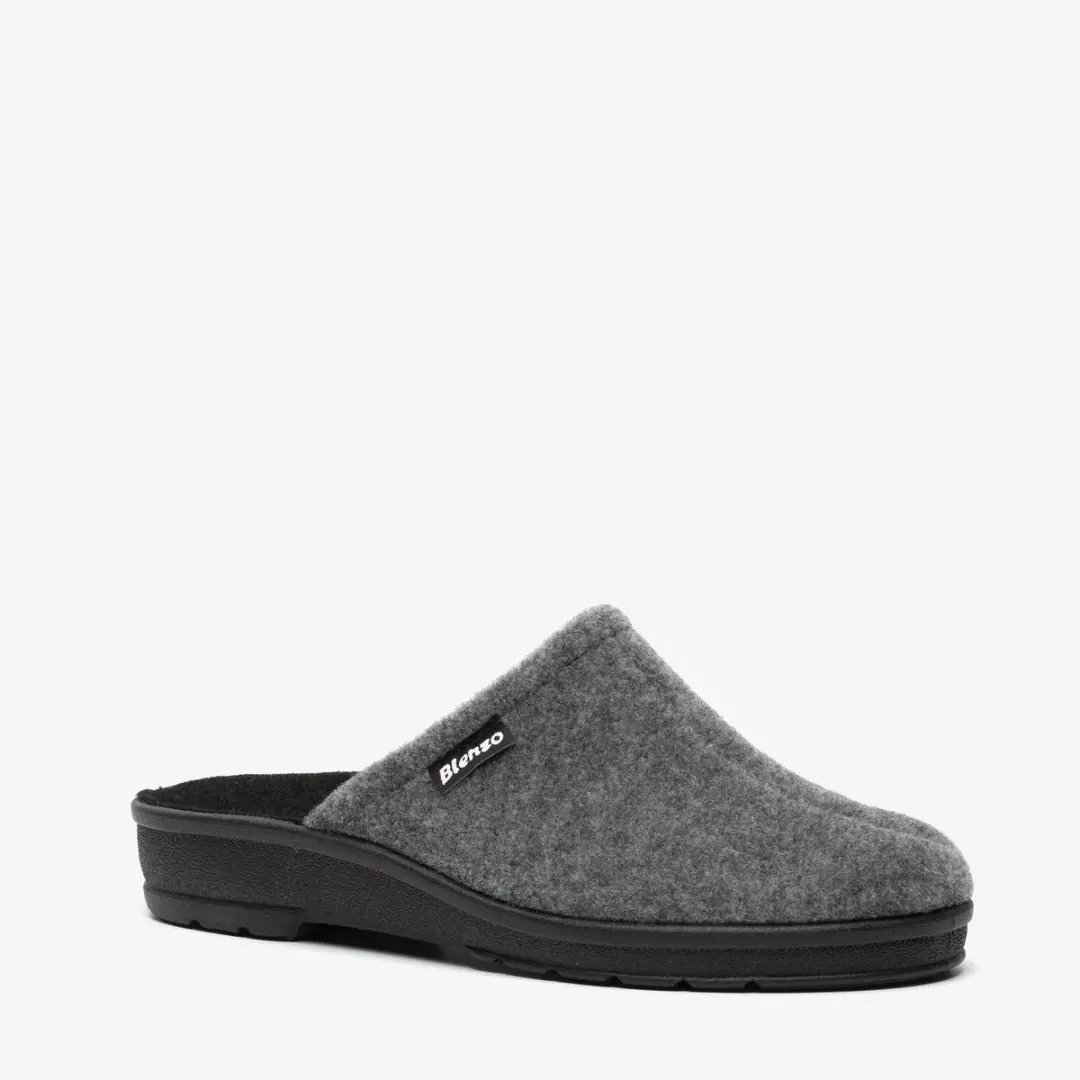 Blenzo dames instap pantoffels grijs