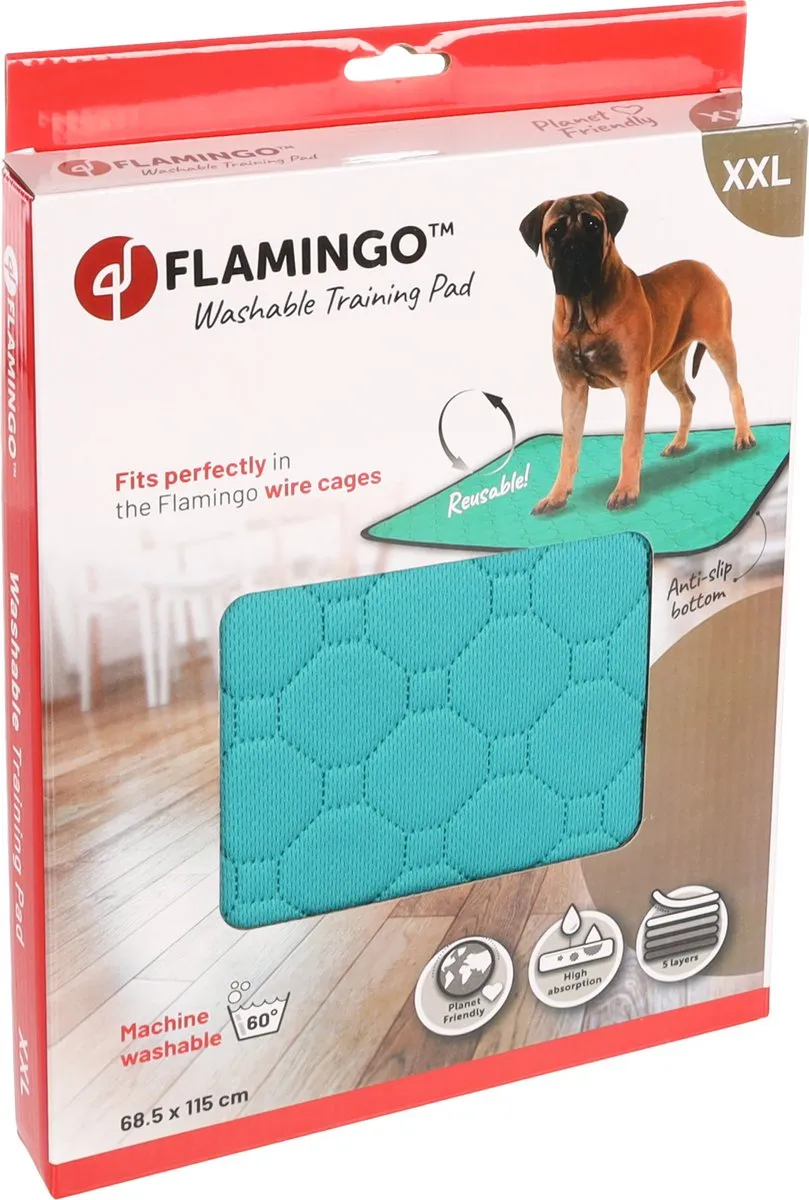 Flamingo Zindelijkheidspad Patsy XXL - Groen